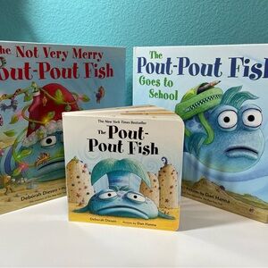 Set of Three Books from “The Pout Pout Fish” book series by Deborah Diesen
